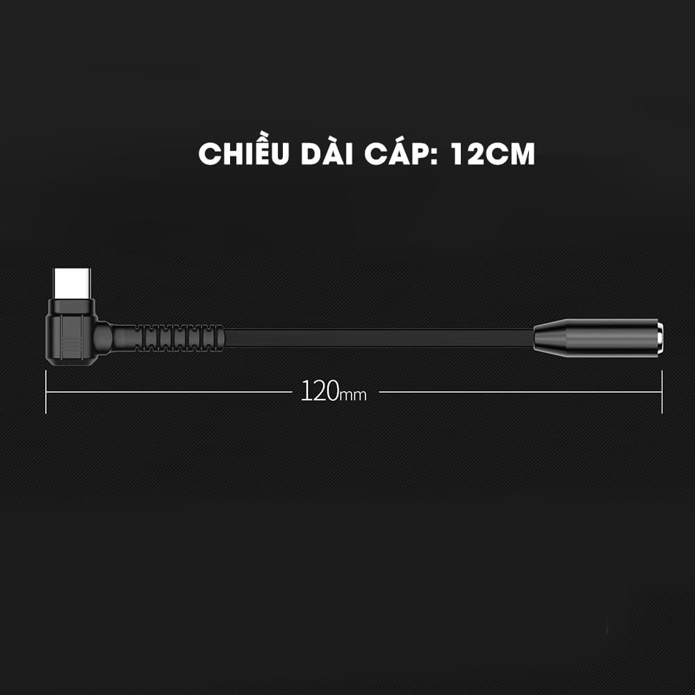 Cáp chuyển cổng Type C sang chân 3.5mm cắm tai nghe gaming cao cấp chính hãng Plextone - 7