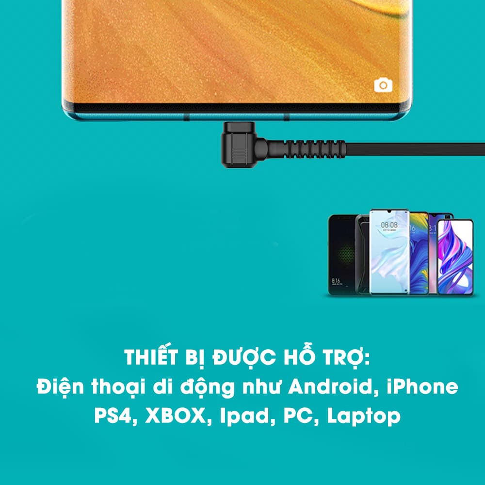 Cáp chuyển cổng Type C sang chân 3.5mm cắm tai nghe gaming cao cấp chính hãng Plextone - 6