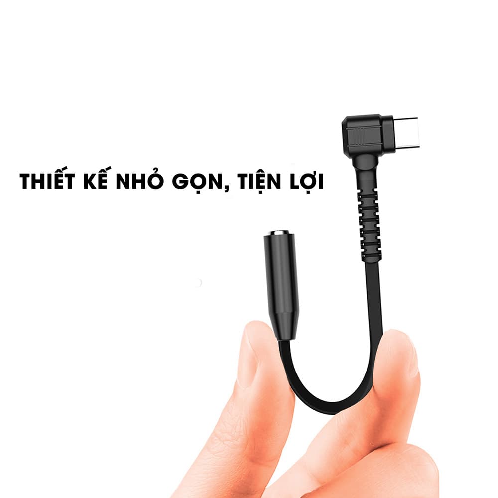 Cáp chuyển cổng Type C sang chân 3.5mm cắm tai nghe gaming cao cấp chính hãng Plextone - 5