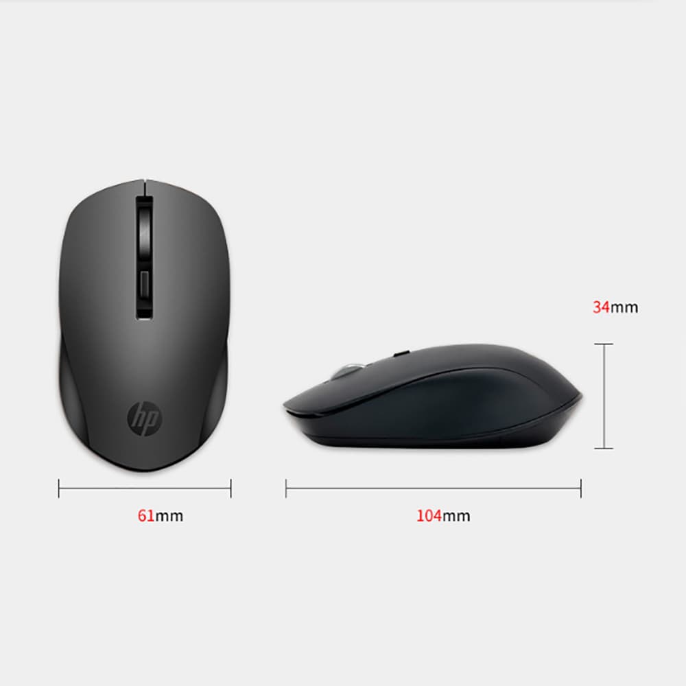 Chuột không dây Laptop HP S1000 Plus - Chuột không dây Wireless văn phòng chính hãng HP - 6