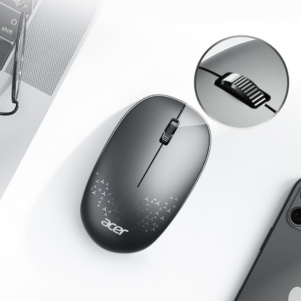 Chuột không dây Laptop Acer chính hãng cao cấp - Chuột không dây Wireless văn phòng chính hãng Acer - 4