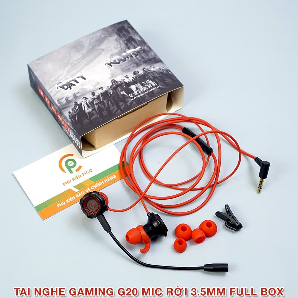 Tai nghe Gaming có mic rời G20 Lite 3.5mm - tai nghe gaming có dây không độ trễ - 3