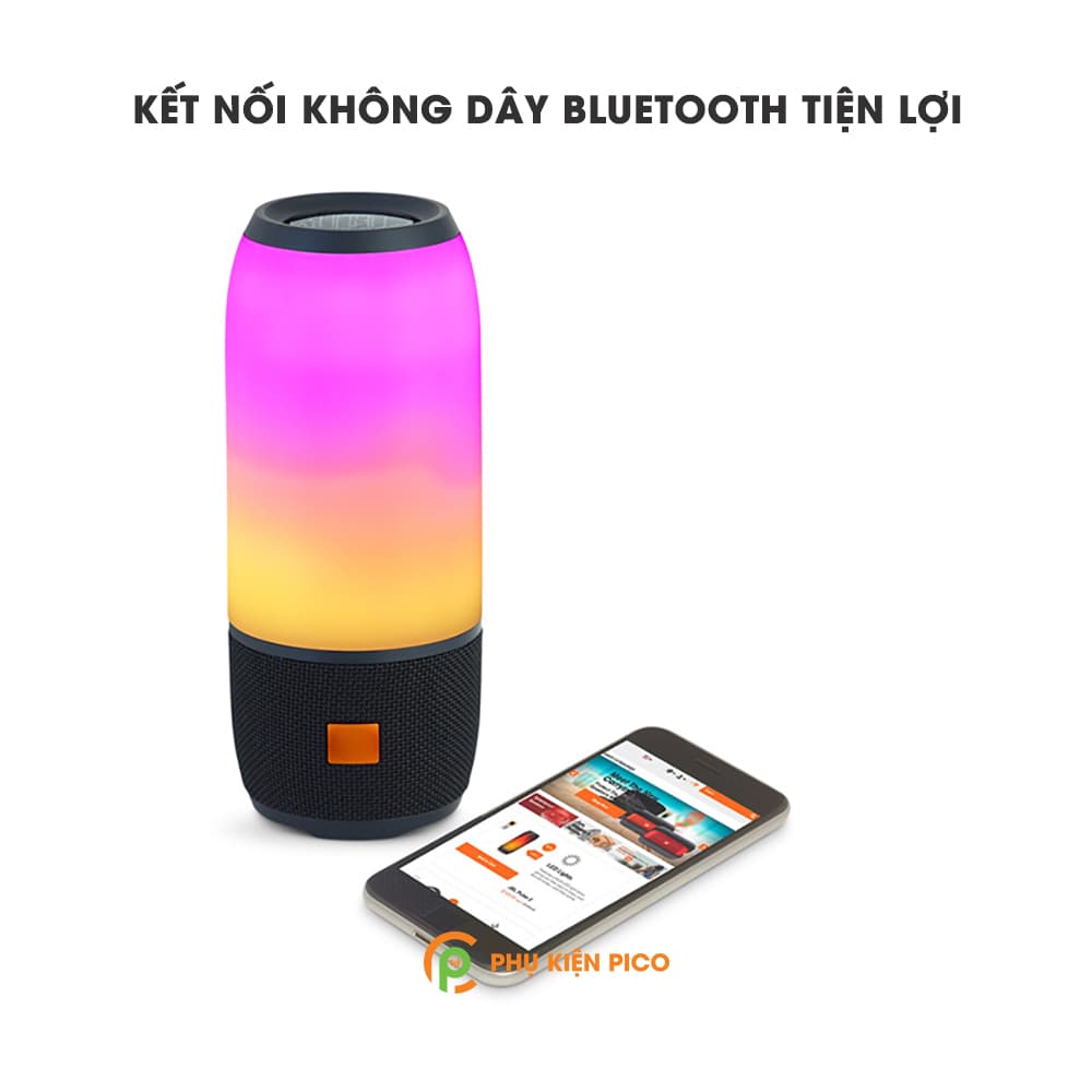 Loa di động bluetooth JBL Pulse 3 20W đèn led 360 độ - 8