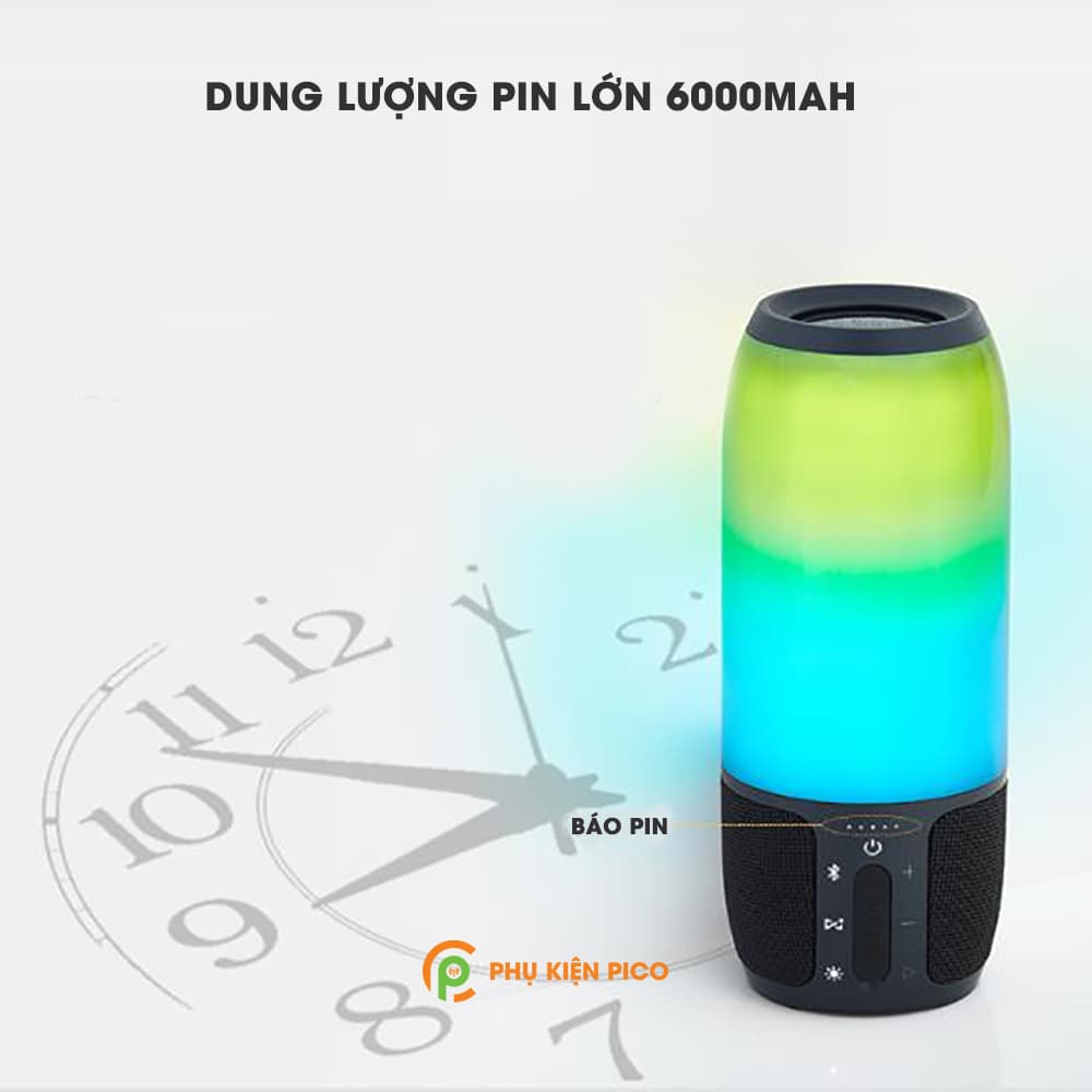 Loa di động bluetooth JBL Pulse 3 20W đèn led 360 độ - 9