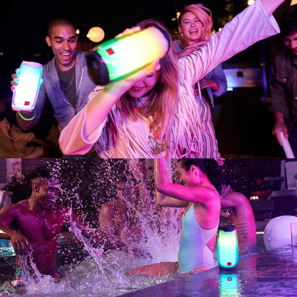 Loa di động bluetooth JBL Pulse 4 20W đèn led 360 độ - 2