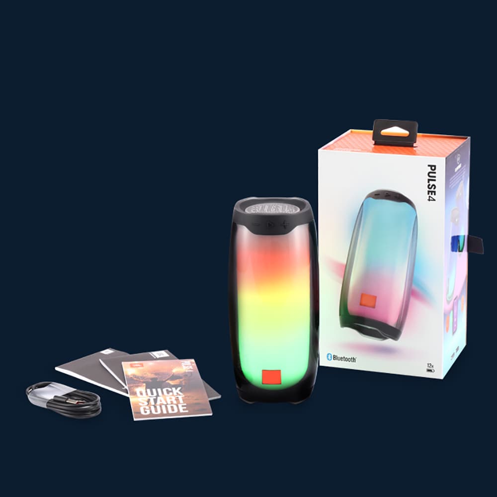 Loa di động bluetooth JBL Pulse 4 20W đèn led 360 độ - 9