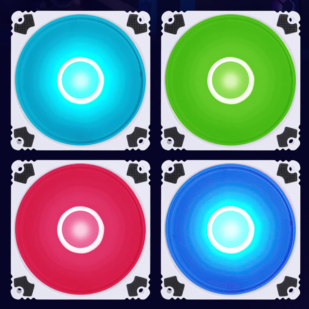 Quạt fan case ARGB Bubalus quạt tản nhiệt PC 12cm sync main Fan Led A RGB máy tính - 3