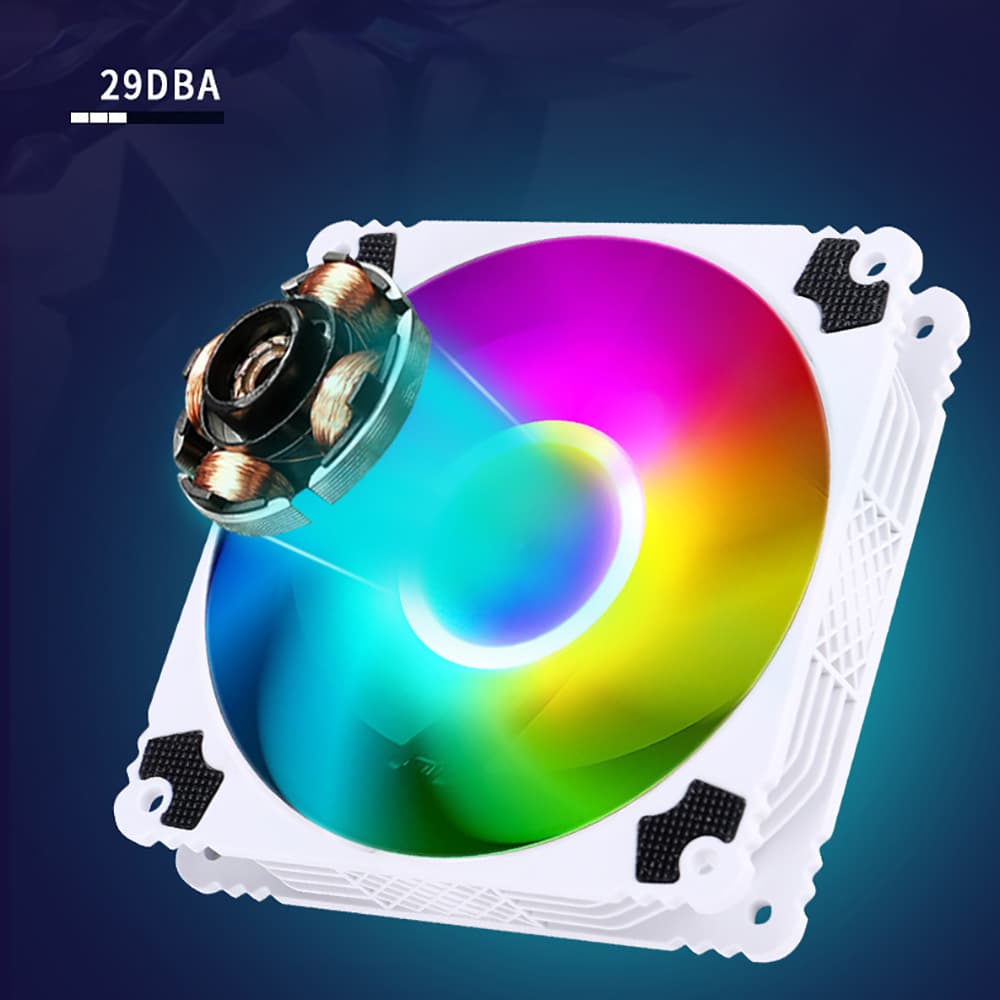 Quạt fan case ARGB Bubalus quạt tản nhiệt PC 12cm sync main Fan Led A RGB máy tính - 5