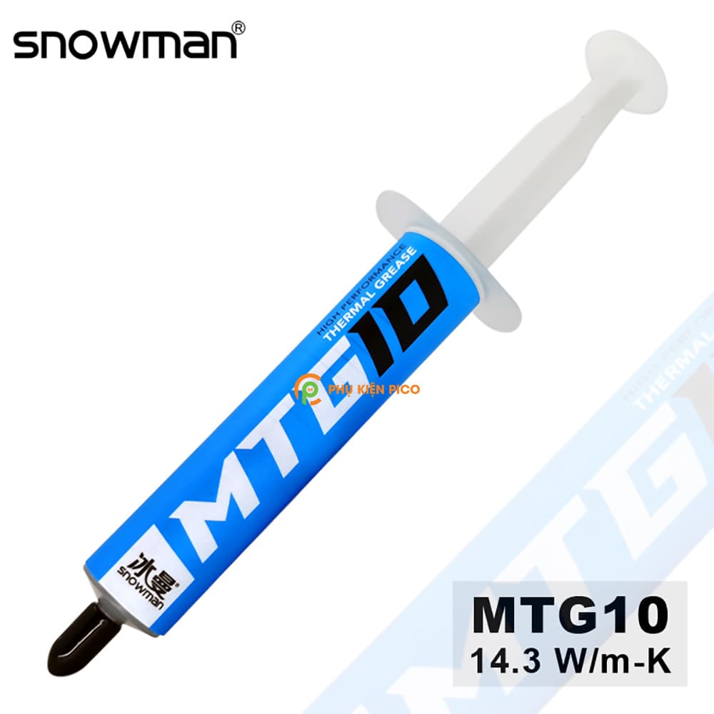 Keo tản nhiệt CPU 14.3W/mK Snowman MTG10 kem tản nhiệt máy tính laptop - 4