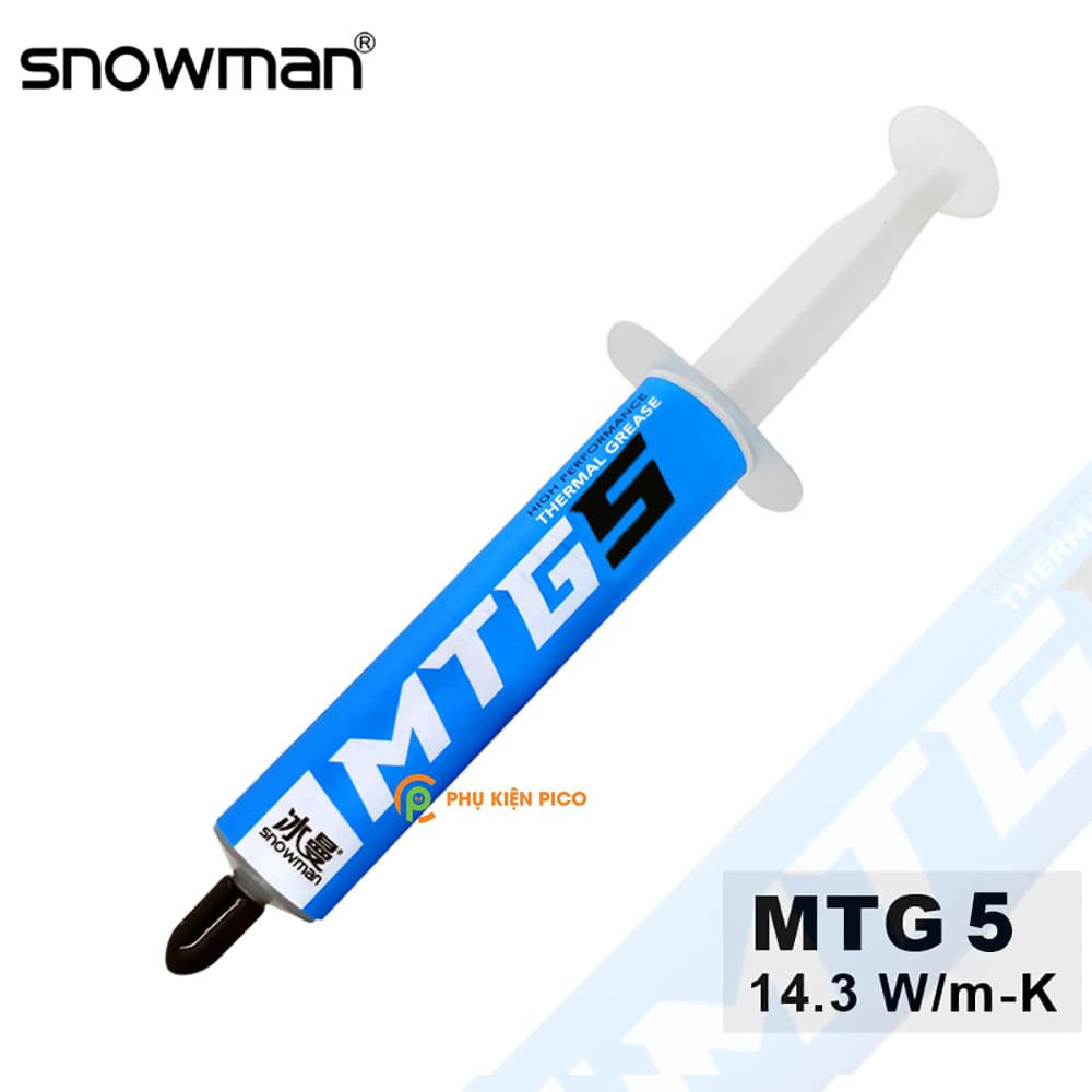 Keo tản nhiệt CPU 14.3W/mK Snowman MTG5 kem tản nhiệt máy tính laptop - 3