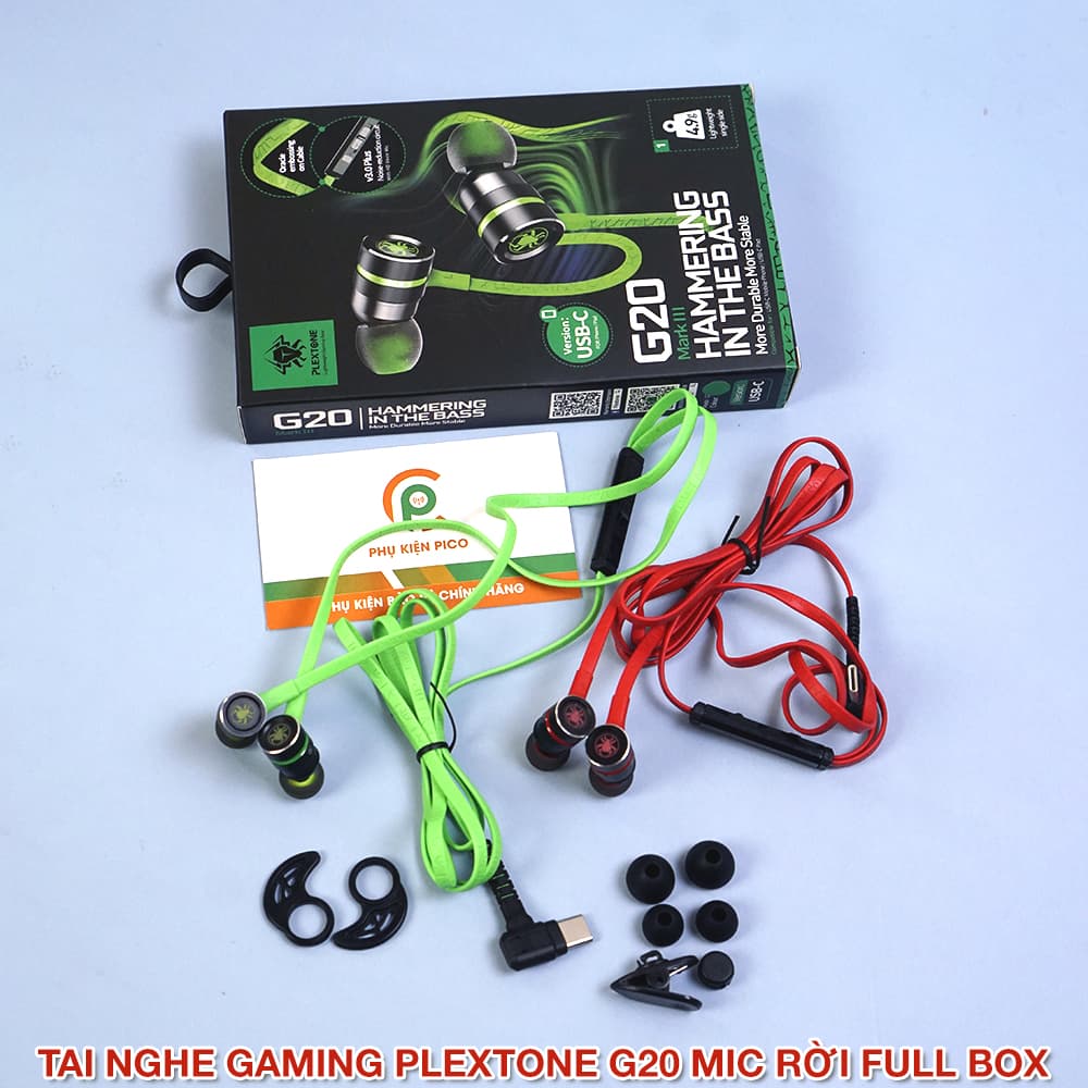 Tai nghe gaming có mic rời Plextone G20 - Tai nghe gaming có dây G20 Plextone chính hãng - 2