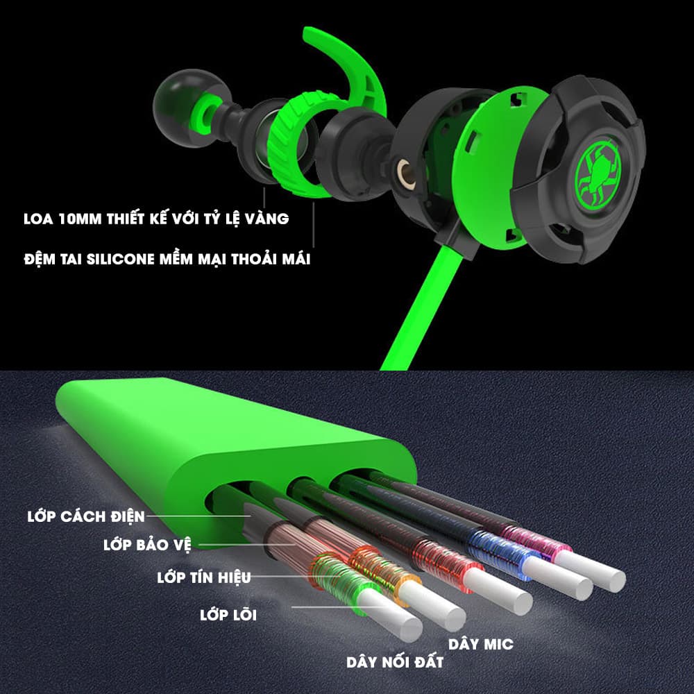 Tai nghe gaming có mic rời Plextone G30 - Tai nghe gaming có dây G30GL Plextone chính hãng - 9