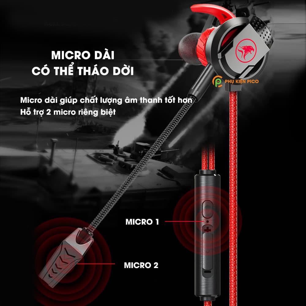 Tai nghe gaming có mic rời xMOWi RX3 Pro - Tai nghe gaming có dây Plextone MOWI RX3 Pro - 9