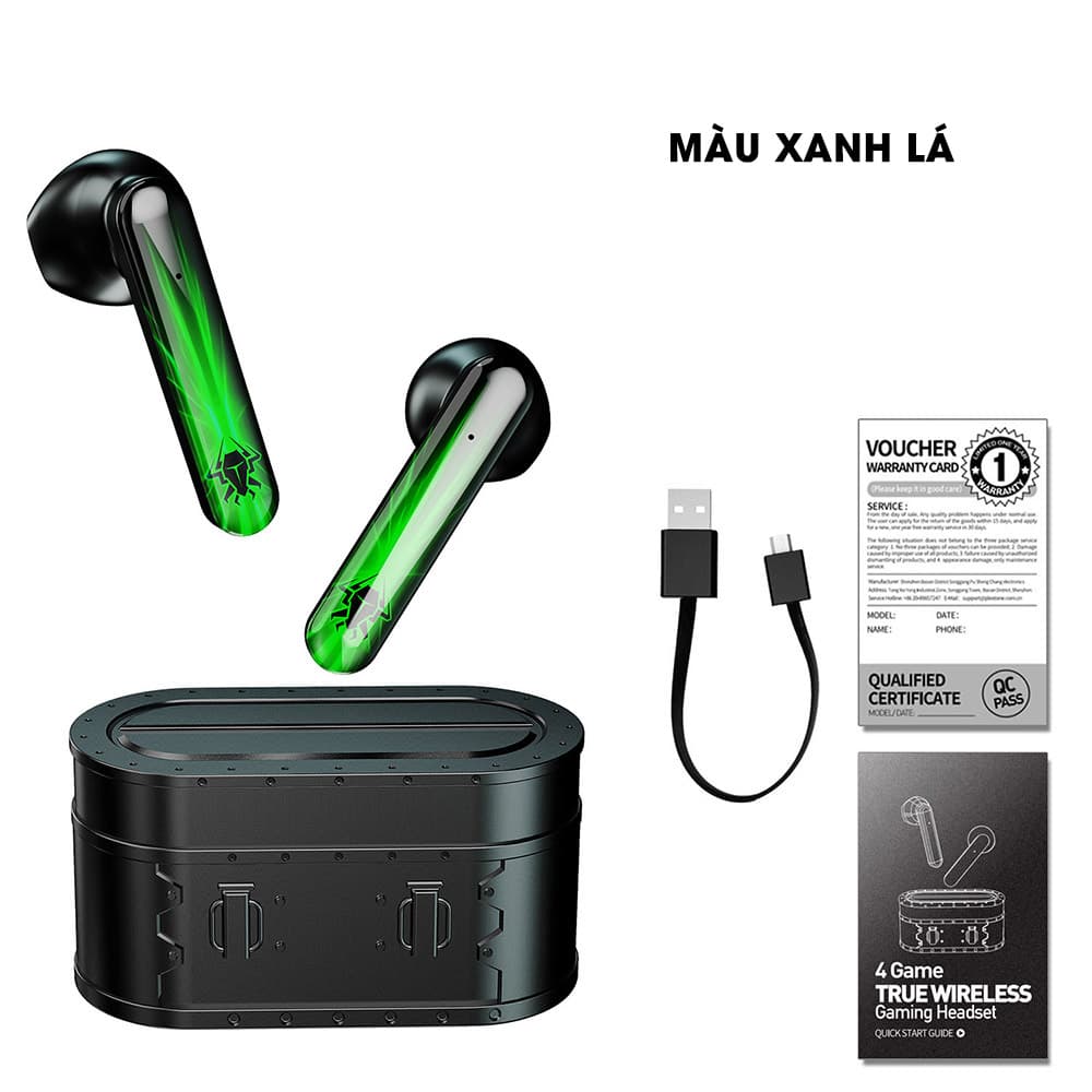 Tai nghe bluetooth PLEXTON 4game 2021 - Tai nghe bluetooth gaming độ trễ thấp - Tai nghe không dây gaming - 6