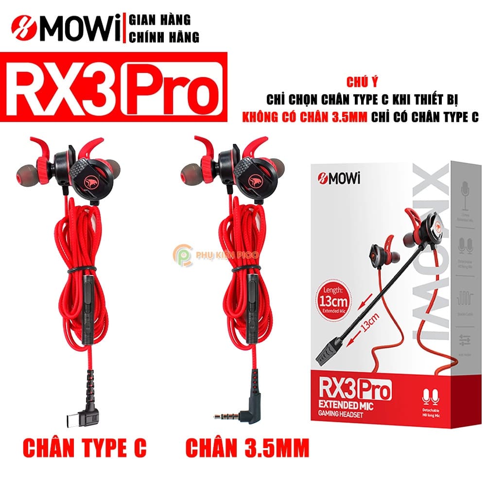 Tai nghe gaming có mic rời xMOWi RX3 Pro - Tai nghe gaming có dây Plextone MOWI RX3 Pro - 2