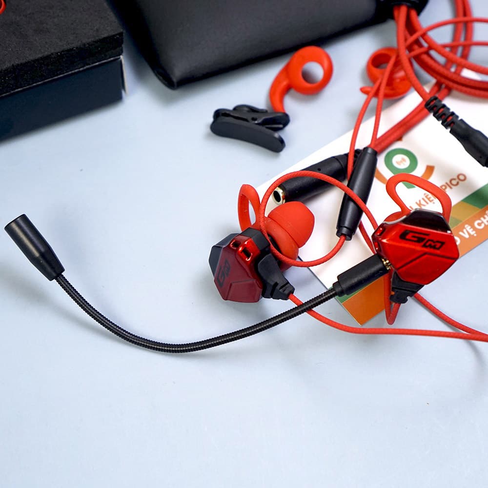 Tai nghe gaming có mic rời G10 Pro / GM-PRO 3.5mm Type C - Tai nghe gaming GM PRO có dây không độ trễ - 5