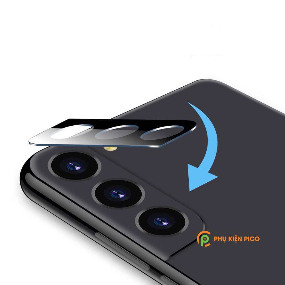 Dán camera Samsung Galaxy S22 thấu kính nổi 3D độ cứng 9H trong suốt - 6