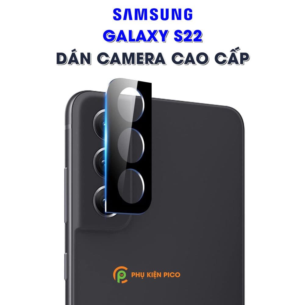 Dán camera Samsung Galaxy S22 thấu kính nổi 3D độ cứng 9H trong suốt