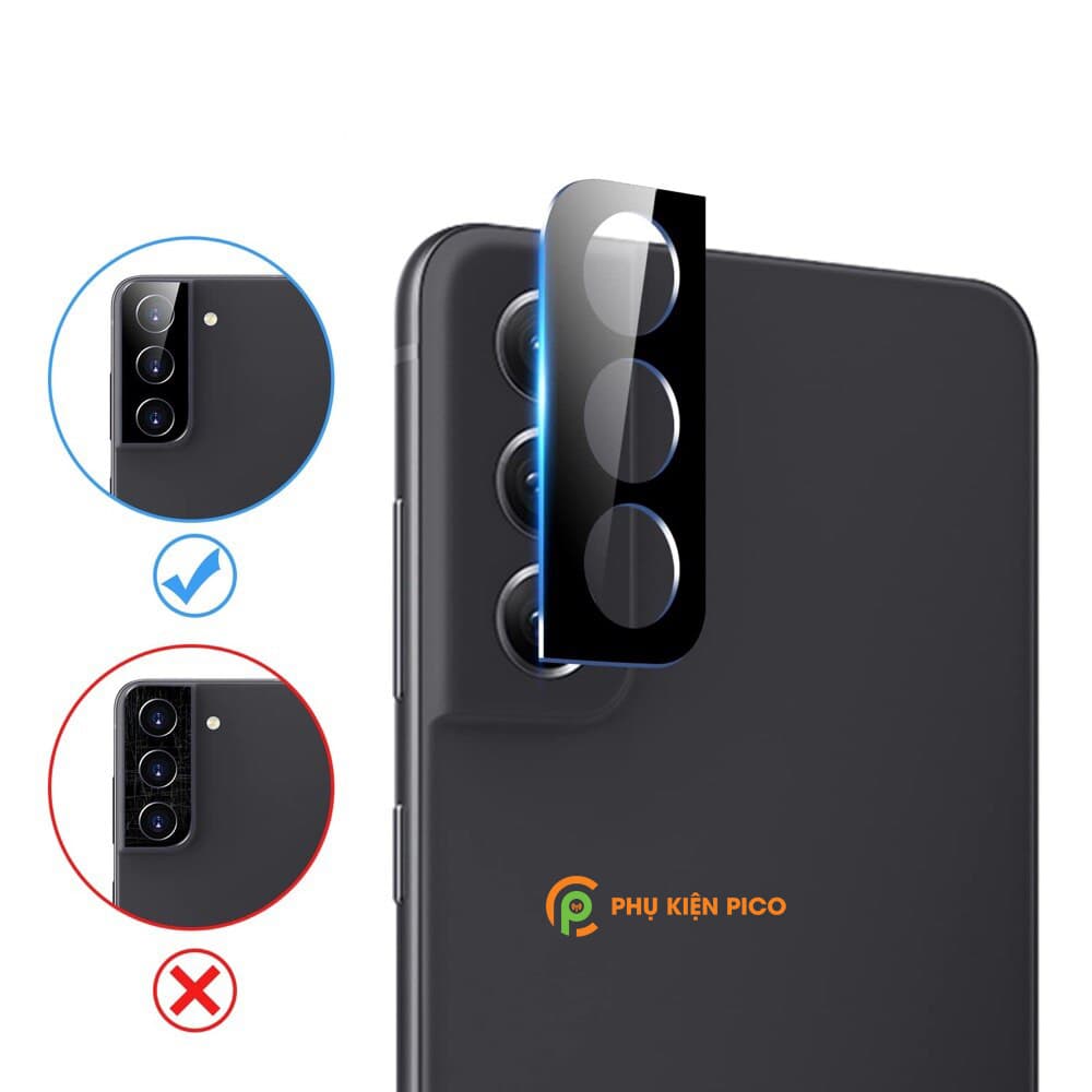 Dán camera Samsung Galaxy S22 thấu kính nổi 3D độ cứng 9H trong suốt - 2
