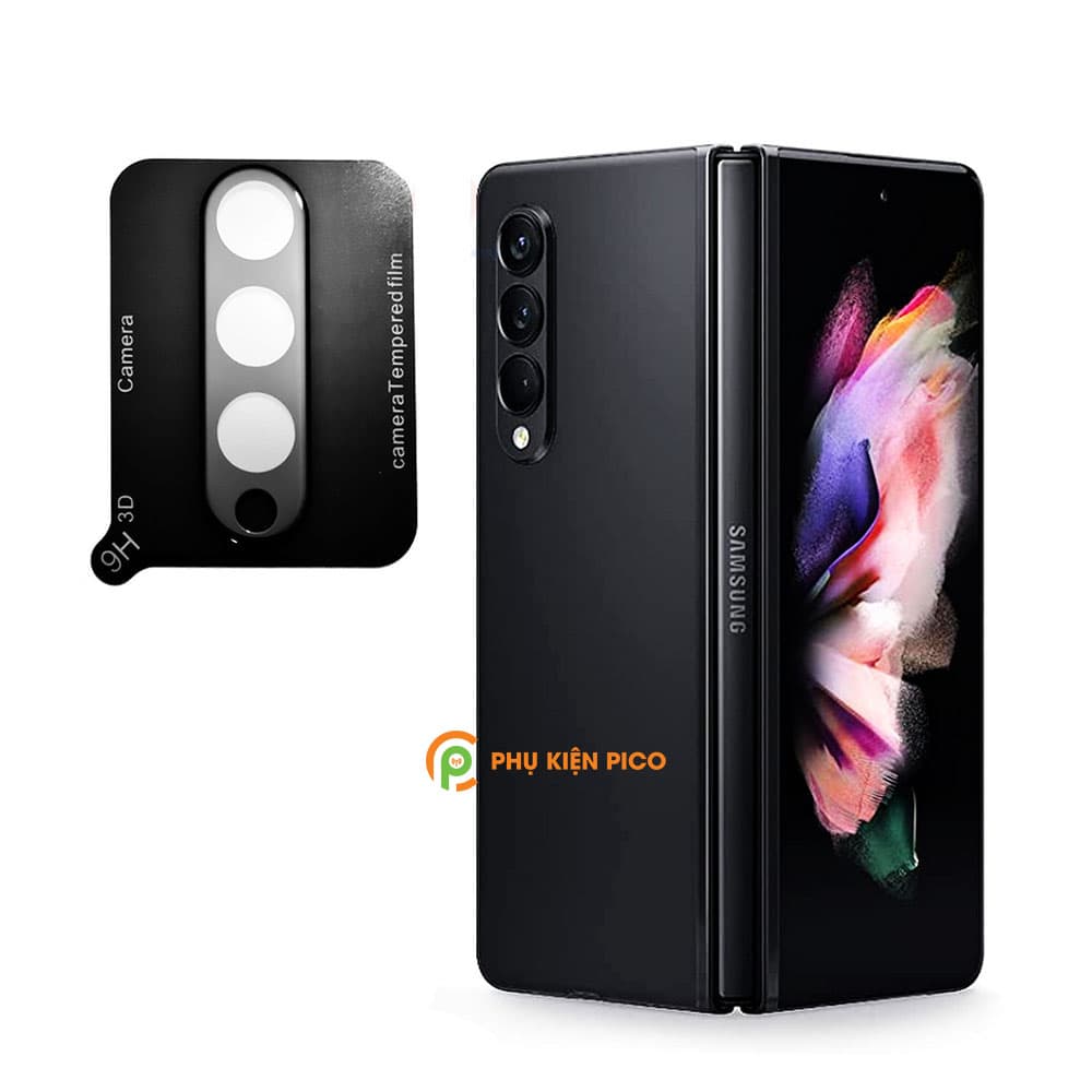Dán camera Samsung Galaxy Z Fold 3 thấu kính nổi 3D độ cứng 9H trong suốt - 2