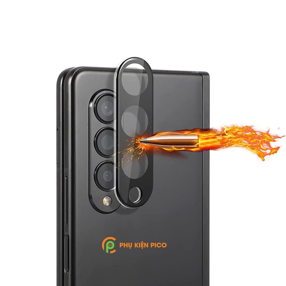 Dán camera Samsung Galaxy Z Fold 3 thấu kính nổi 3D độ cứng 9H trong suốt - 6