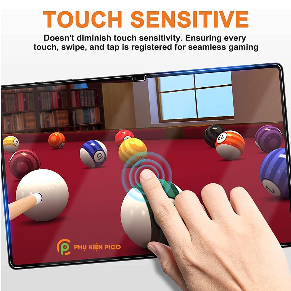 Kính cường lực Samsung Galaxy Tab S8 Ultra full màn hình chính hãng Gor - 7