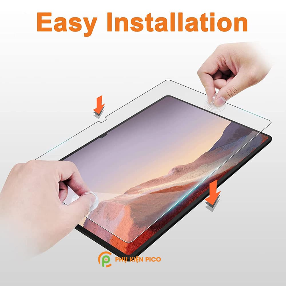 Kính cường lực Samsung Galaxy Tab S8 Ultra full màn hình chính hãng Gor - 3