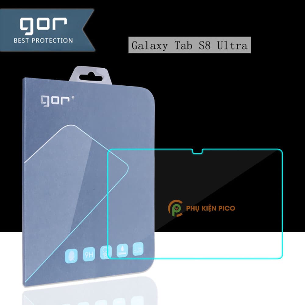 Kính cường lực Samsung Galaxy Tab S8 Ultra full màn hình chính hãng Gor - 2