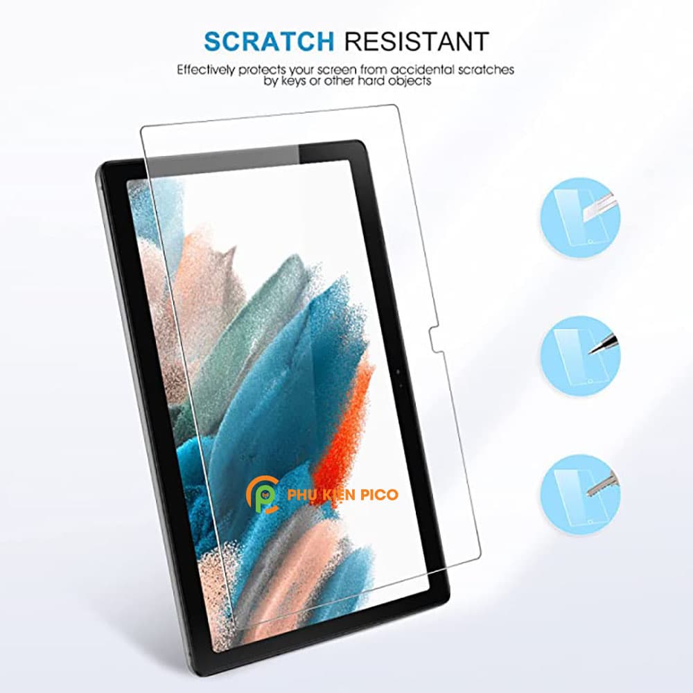 Kính cường lực Samsung Galaxy Tab A8 full màn hình chính hãng Gor - 7
