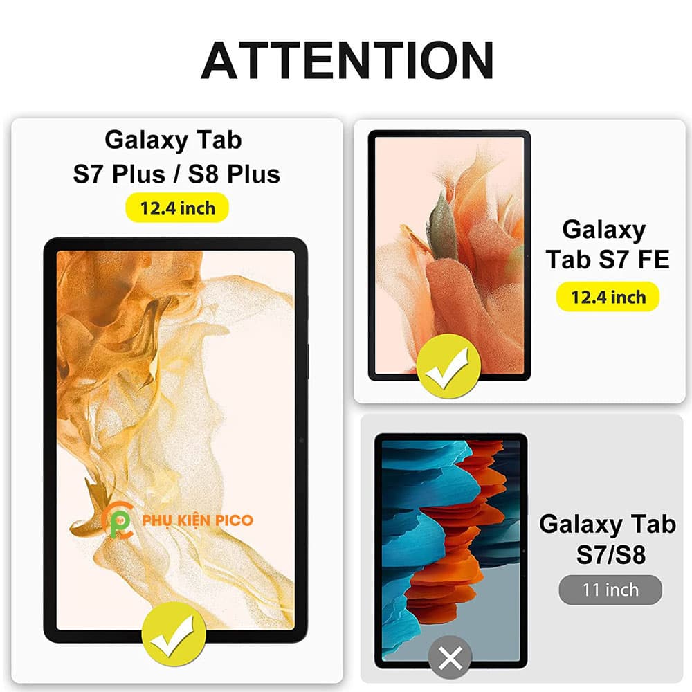 Kính cường lực Samsung Galaxy Tab S8 Plus full màn hình chính hãng Gor - 10