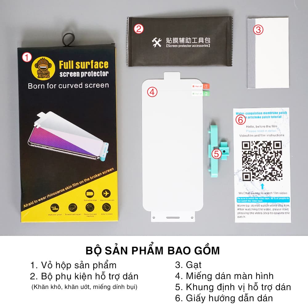 Dán màn hình Samsung Galaxy S22 Plus full màn hình PPF chính hãng Moxiao Xing - 2