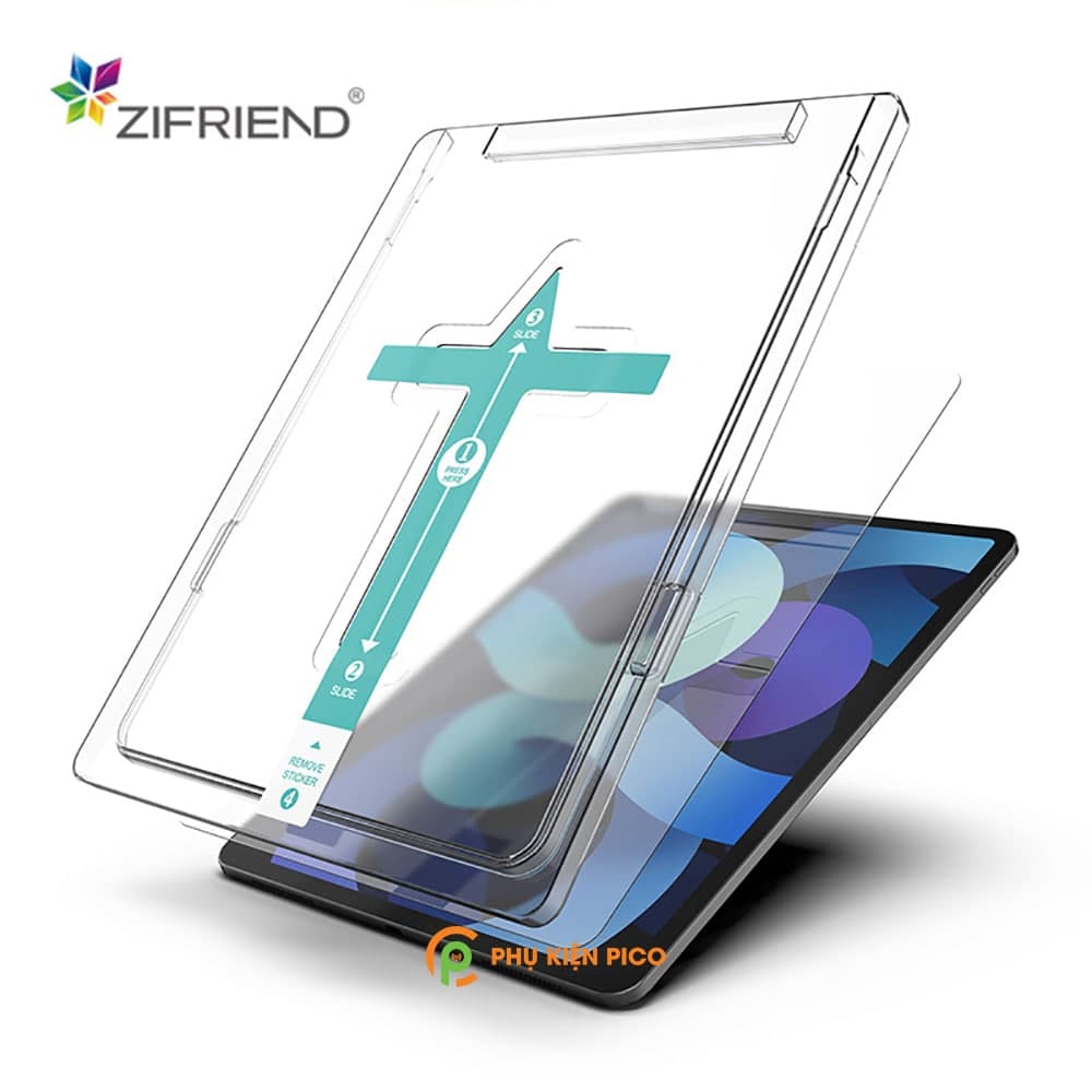 Kính cường lực Ipad Air 5 2021 chính hãng ZIFRIEND khung dán tự động full màn hình - 6
