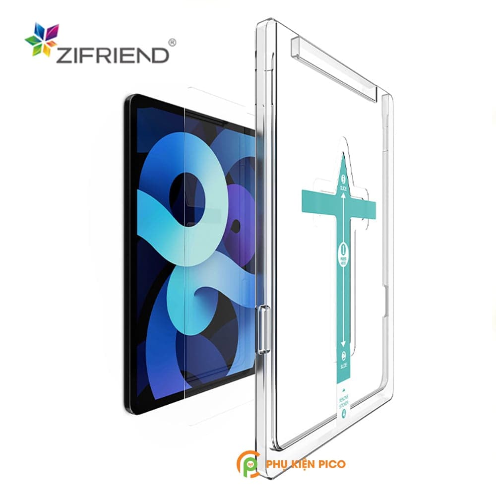 Kính cường lực Ipad Air 5 2021 chính hãng ZIFRIEND khung dán tự động full màn hình - 4