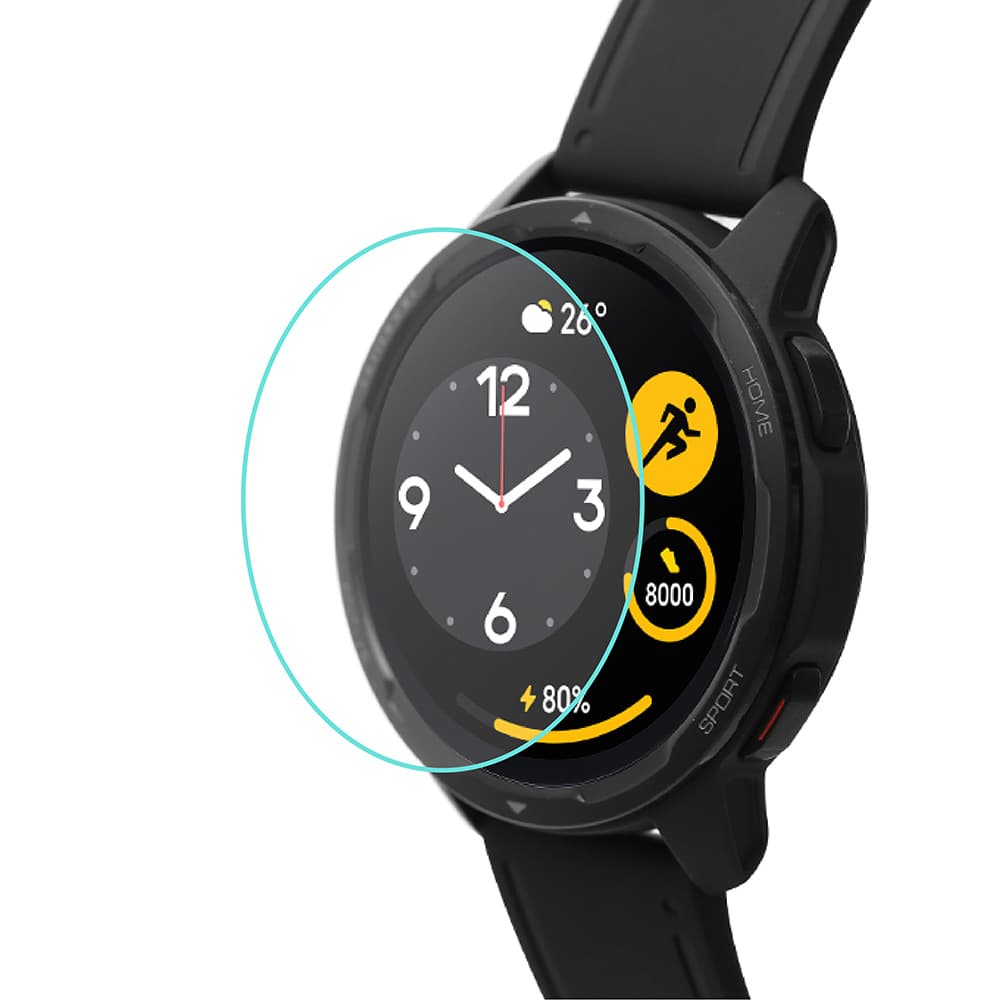 Kính cường lực đồng hồ Xiaomi Watch S1 Active full màn hình - 2