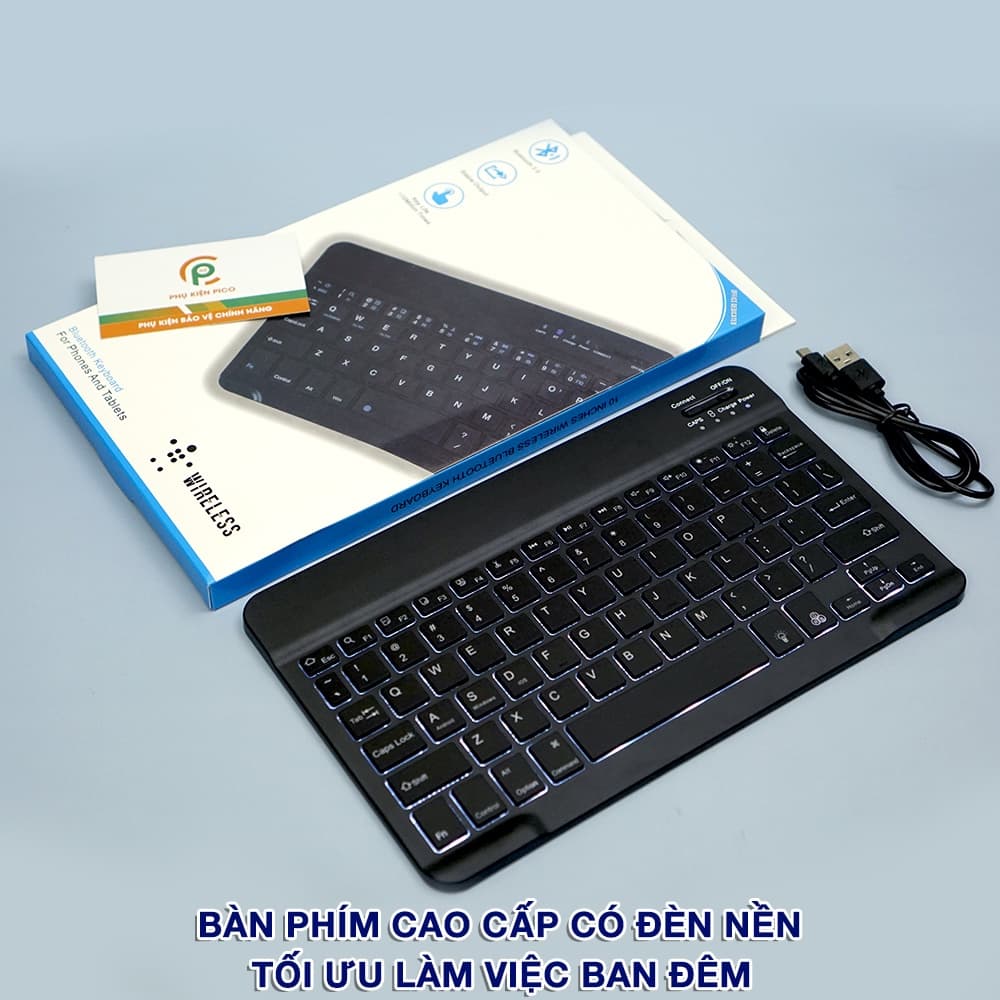 Chuột không dây hồng Bluetooth Wireless máy tính Ipad điện thoại - Bàn phím hồng không dây Bluetooth - 5