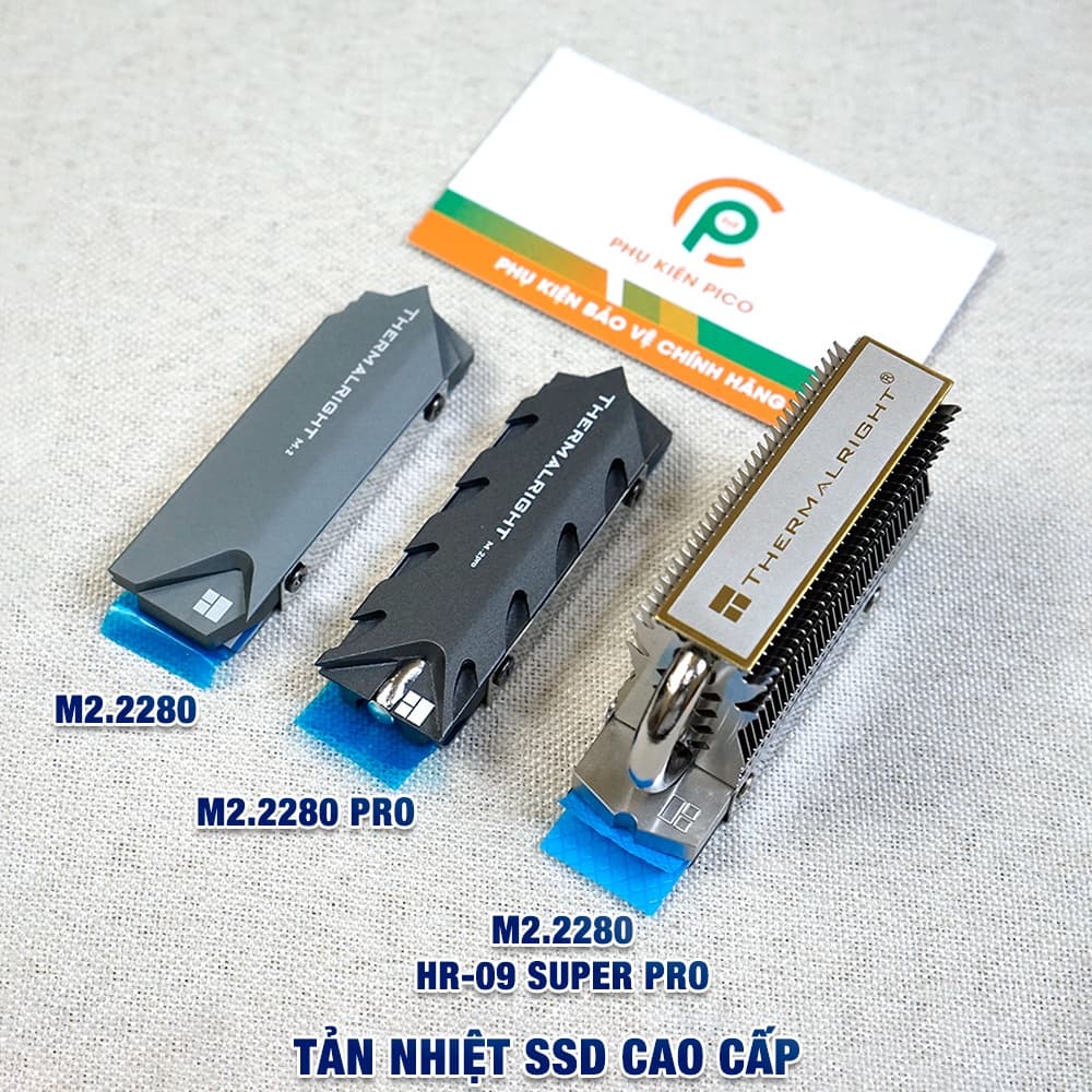 Tản nhiệt SSD HR-09 2280 Super Pro Thermalright chính hãng tản tháp kèm ống đồng - 6