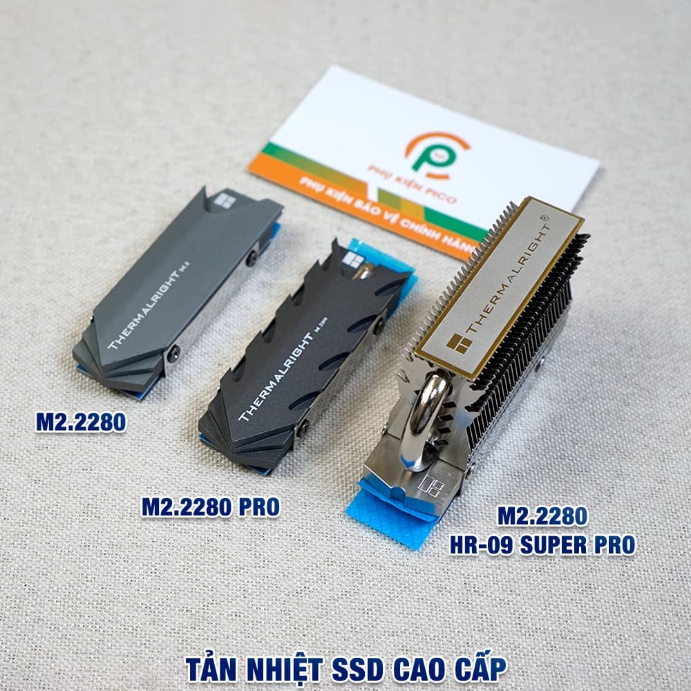 Tản nhiệt SSD HR-09 2280 Super Pro Thermalright chính hãng tản tháp kèm ống đồng - 5
