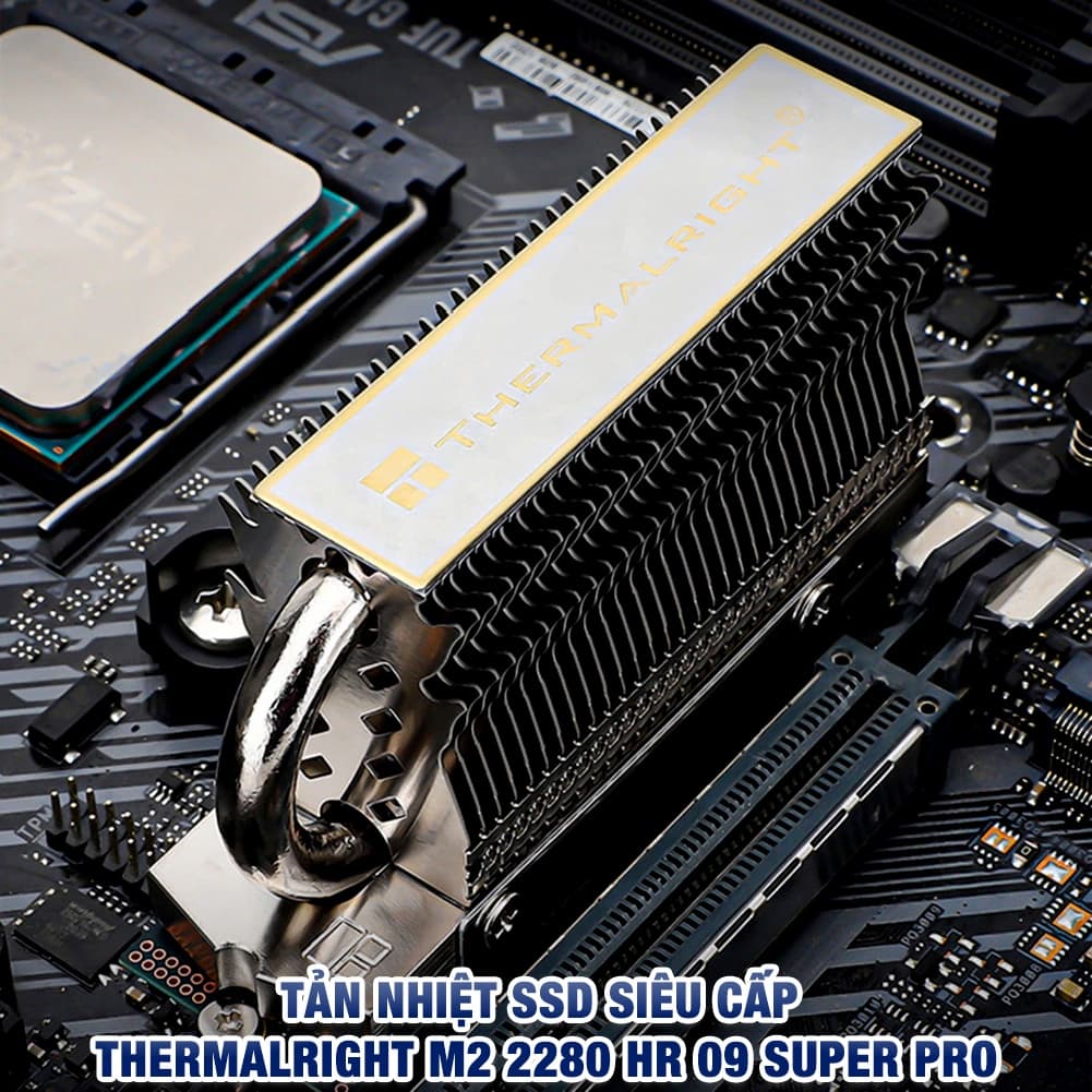 Tản nhiệt SSD HR-09 2280 Super Pro Thermalright chính hãng tản tháp kèm ống đồng - 3