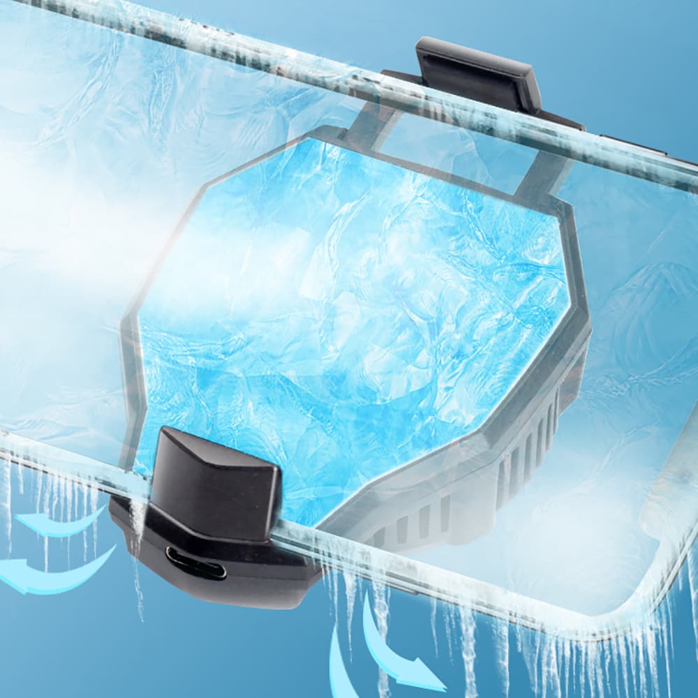 Quạt tản nhiệt điện thoại FY01 sò lạnh chống giật lag khi chơi game, livetream - 4