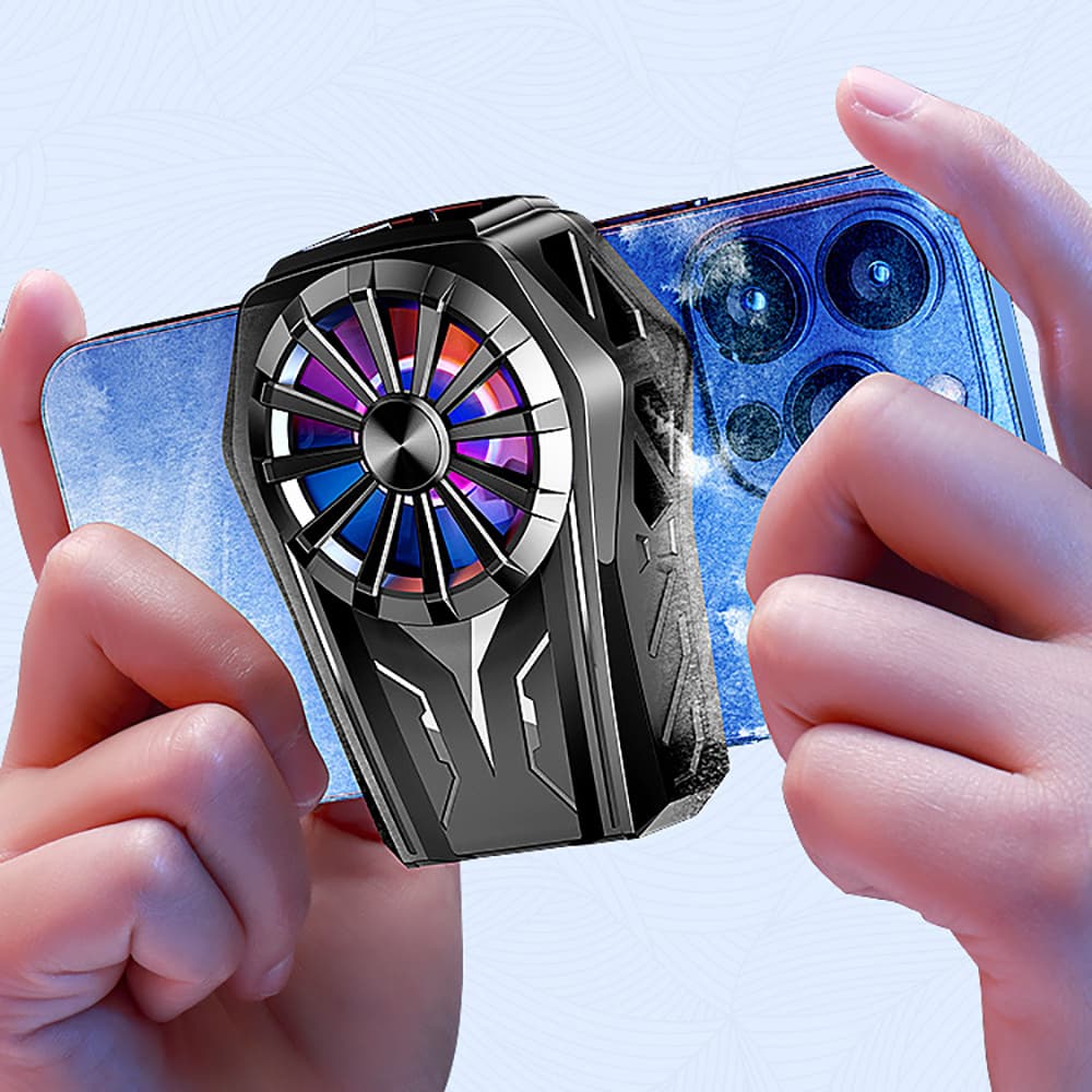 Quạt tản nhiệt điện thoại sò lạnh L08 chạy Pin sạc không cần cắm dây - 7