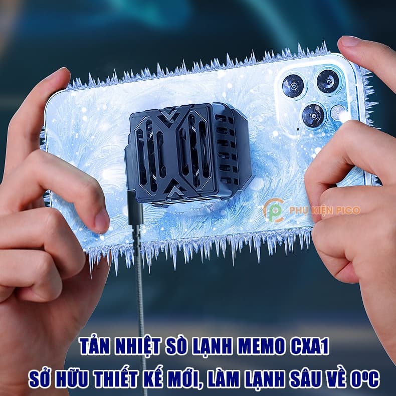 Quạt tản nhiệt điện thoại Memo CXA1 Quạt sò lạnh từ tính Gaming thế hệ mới - 4