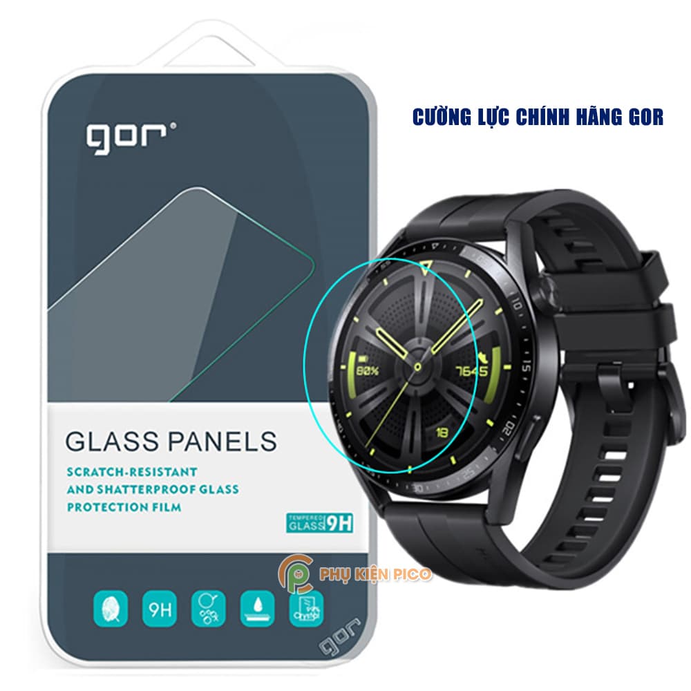Cường lực đồng hồ Huawei Watch GT3 46mm full màn hình chính hãng Gor - 2