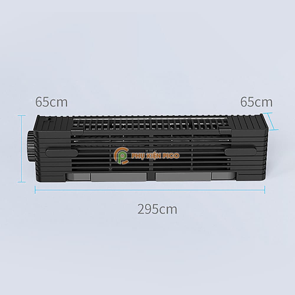 Giá đỡ quạt tản nhiệt Laptop Macbook Surface Book Pro - Đế tản nhiệt Latop máy tính gió mạnh X2 Gaming - 8