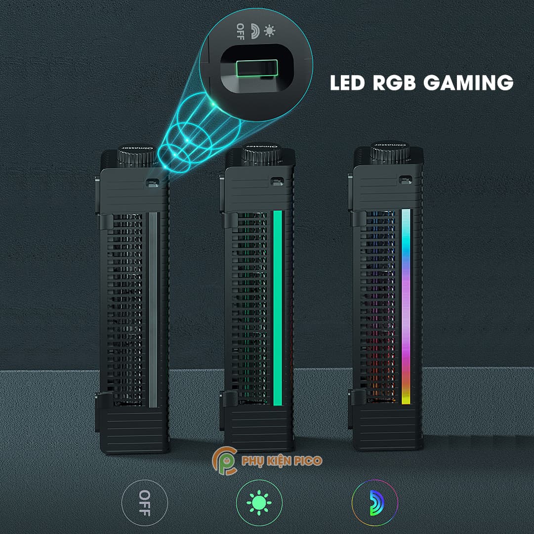 Giá đỡ quạt tản nhiệt Laptop Macbook Surface Book Pro - Đế tản nhiệt Latop máy tính gió mạnh X2 Gaming - 7