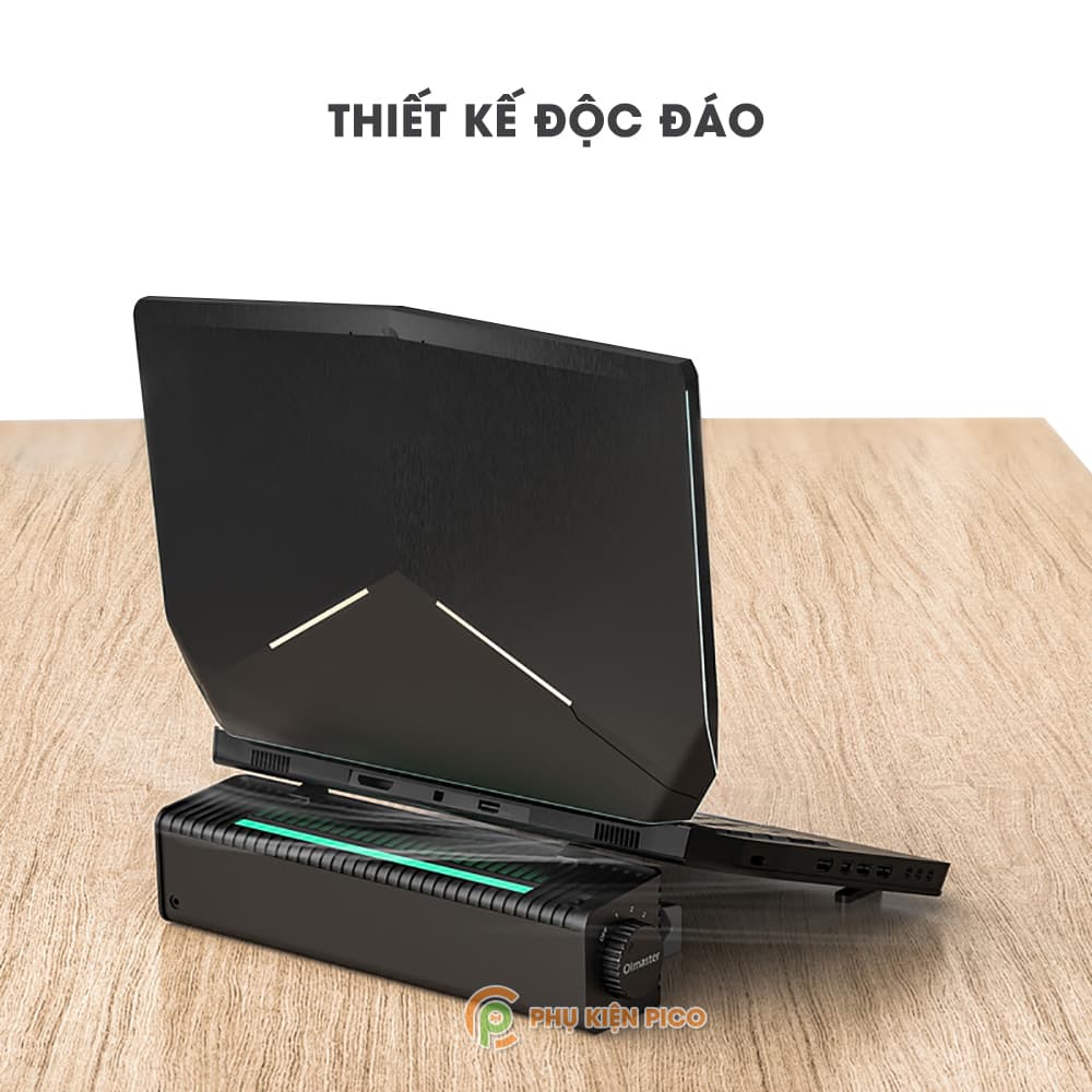 Giá đỡ quạt tản nhiệt Laptop Macbook Surface Book Pro - Đế tản nhiệt Latop máy tính gió mạnh X2 Gaming - 6