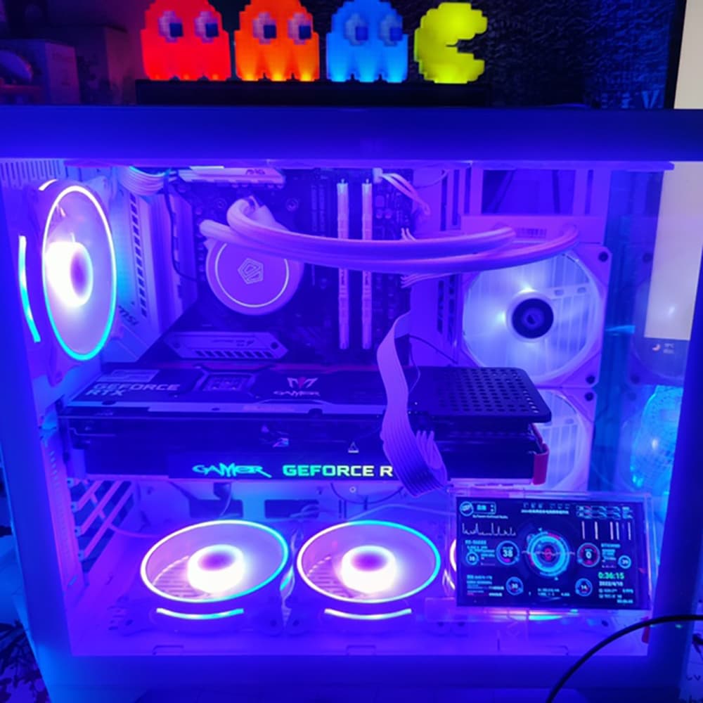 Quạt Fan Case 12cm Cooler halo ARGB 1800RPM - Quạt tản nhiệt PC 12cm - 2