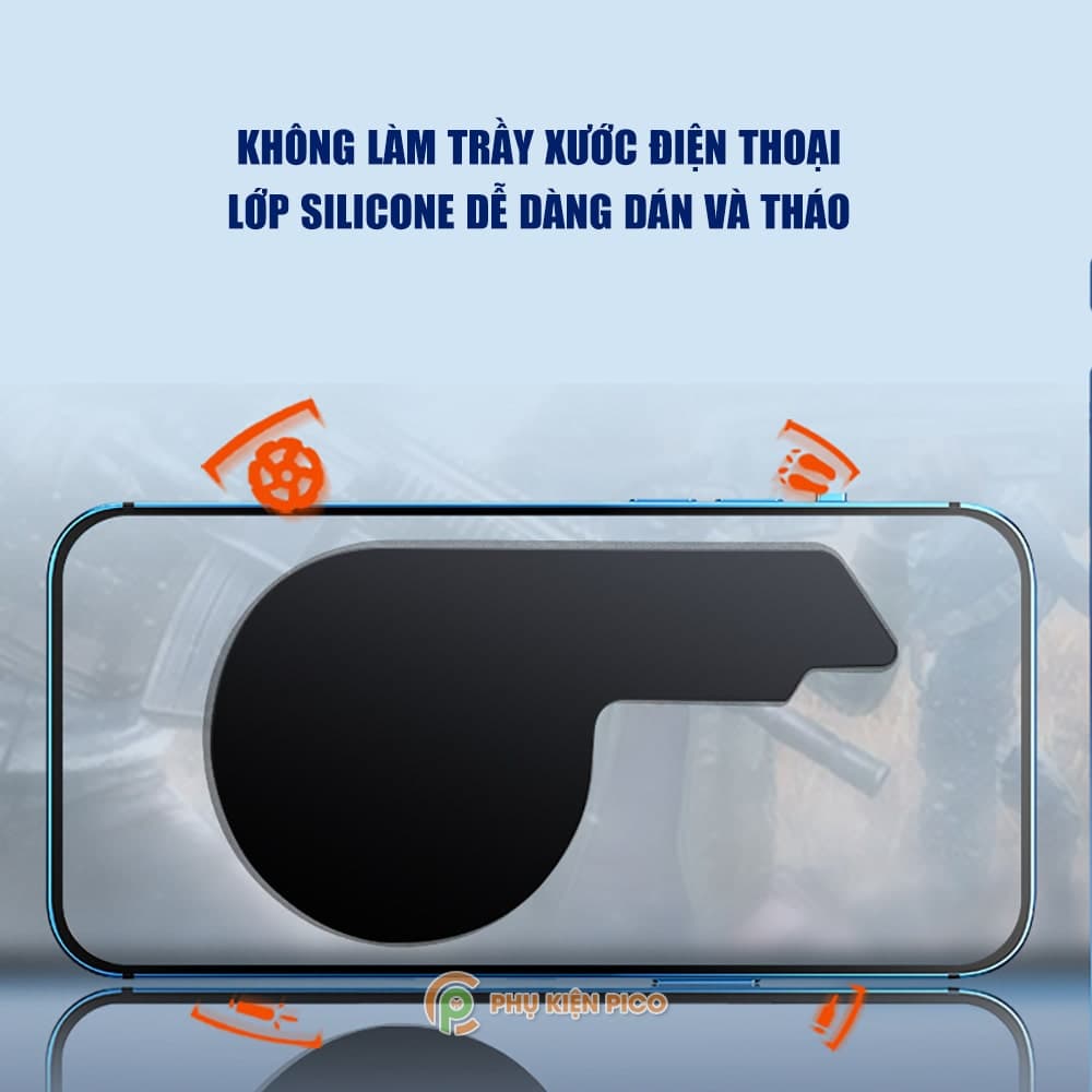 Miếng dán quạt tản nhiệt điện thoại Gaming cao cấp - Tấm dán từ tính quạt tản nhiệt nam châm - 6