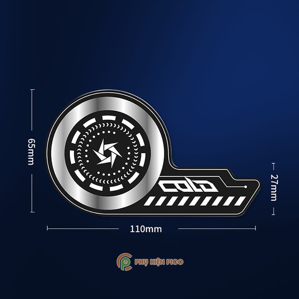 Miếng dán quạt tản nhiệt điện thoại Gaming cao cấp - Tấm dán từ tính quạt tản nhiệt nam châm - 4