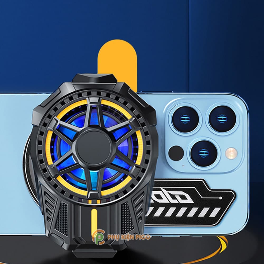 Miếng dán quạt tản nhiệt điện thoại Gaming cao cấp - Tấm dán từ tính quạt tản nhiệt nam châm - 3