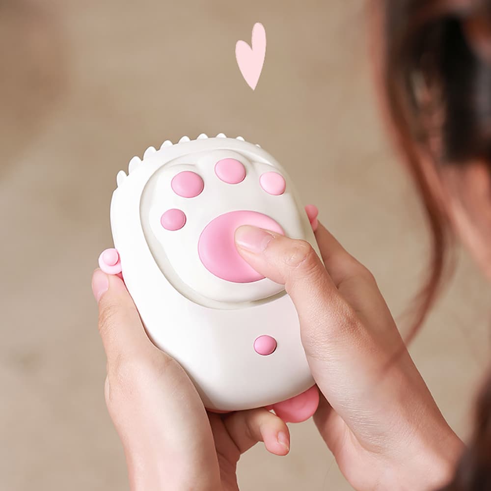 Quạt mini cầm tay - Quạt đeo cổ chân mèo sạc điện không cánh giá rẻ cute - 5